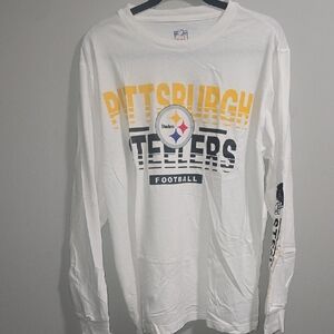 NFL Pittsburgh Steelers White Long Sleeve Tee